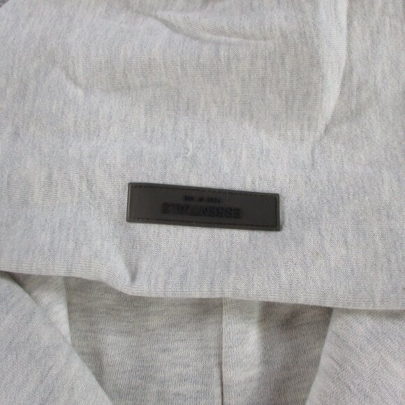 Fear of God Essentials Hoodie Mens Medium Light Oatmeal Heather Sweatshirt NEW - Picture 5 of 12